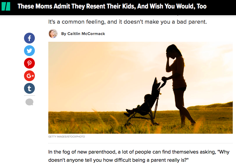 These Moms Admit They Resent Their Kids, And Wish You Would, Too