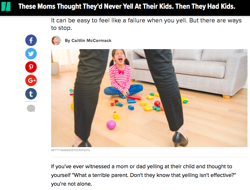 These Moms Thought They'd Never Yell At Their Kids. Then They Had Kids