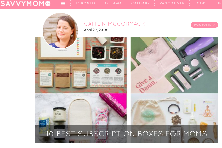 10 Best Subscription Boxes for Moms