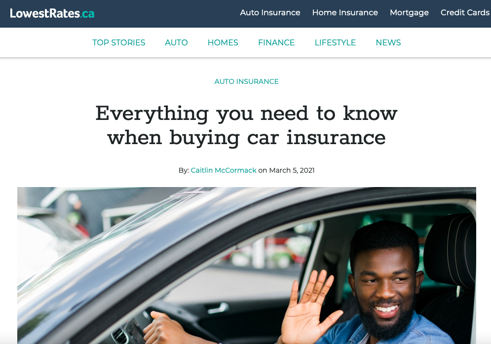 Everything you need to know when buying car insurance