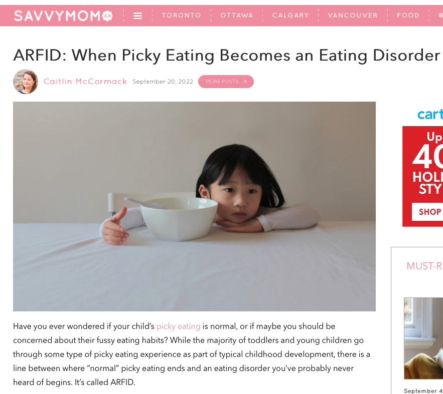 ARFID: When Picky Eating Becomes an Eating Disorder